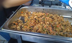 Cricket stir fry at BugFest 2014 in Raleigh, NC